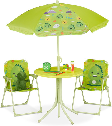 Tavolo bambini con ombrellone - con,