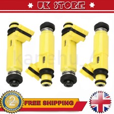 4*PER MAZDA RX8 MX5 MX-5 MIATA TURBO 43lb 450cc INIETTORE CARBURANTE GIALLO 195500-4450