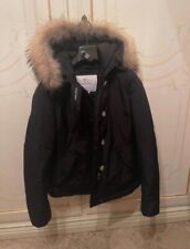 Piumino Woolrich parka donna woman originale taglia XS nero black come nuovo