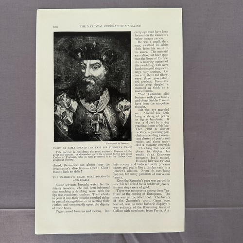 1927 vasco gama - da, ritratto