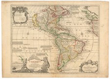 1727 de Fer Mappa delle