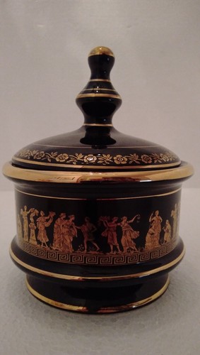 Vaso con coperchio - vaso, blu