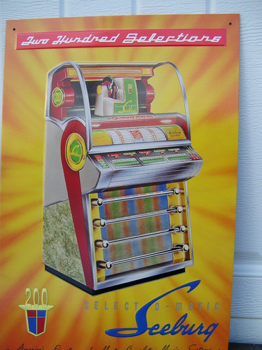 Insegna seeburg select - seeburg, select-