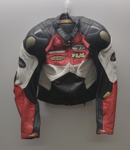 Giacca pelle moto - , flm