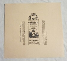 Vintage Medicine Bottle Label