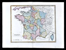 Mappa Atlante 1839 Allan Bell