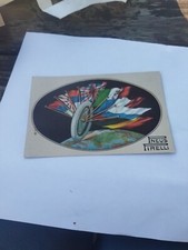 Cartolina Pubblicità Pirelli Bellissima Con Bandiere Formato Piccolo 