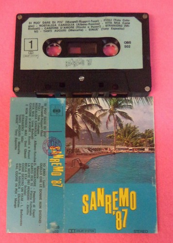 Compilation sanremo 1987 - mc,