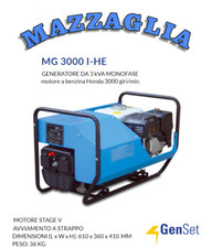 GRUPPO ELETTROGENO GENSET MG