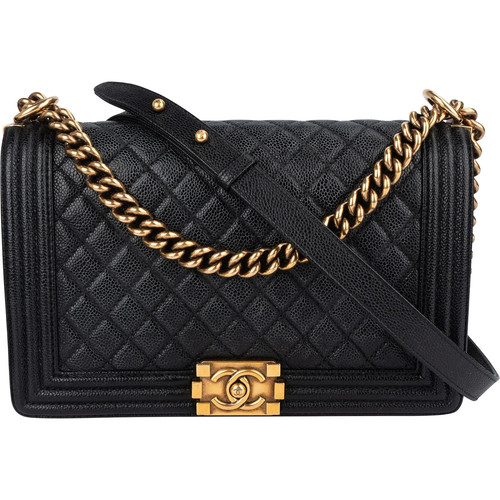 Borsa chanel quilted caviar - borsa,