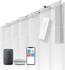 Binario Motorizzato per Tende Perfect Wave, Motore Wifi Compatibile Con Alexa, G