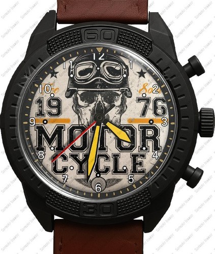 Teschio motociclista logo 1976 - motociclista,