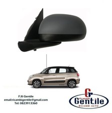 SPECCHIO RETROVISORE ELETTRICO TERM. SINISTRO SX CON PRIMER PER FIAT 500L 2012>