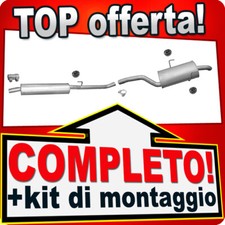 Scarico Completo per FIAT ULYSSE II 2.0 JTD 109CV senza DPF Marmitta