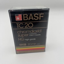 New BASF VHS-C Cassette Tape