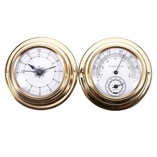 Termometro Igrometro Barometro Orologi Orologio 2 Set Completo Stazione Met1389