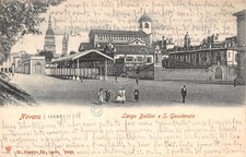 Cartolina Novara Largo Bellini