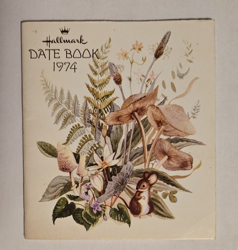 Libro datario vintage 1974