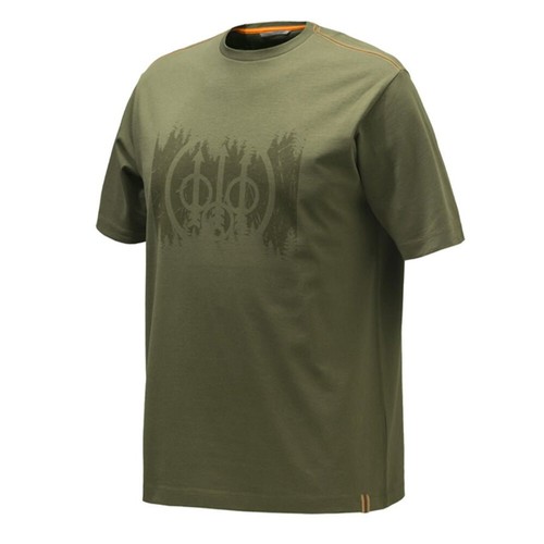 Shirt beretta tridente - t-shirt, oliva