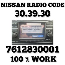 NISSAN RADIO CODE CONNECT