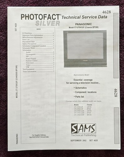 Sam photofact 4628 manuale - photofact, di