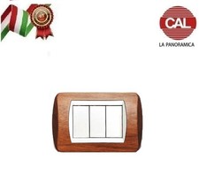 PLACCA 3P LEGNO NOCE NAZIONALE