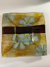 Vassoio in vetro 26x26 cm con