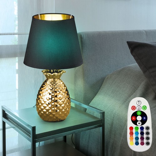 Lampada ananas led rgb - lampada,