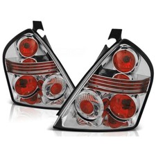 Set Fanali Posteriori Cromo Chiaro per Fiat Stilo Anno 2001-2007