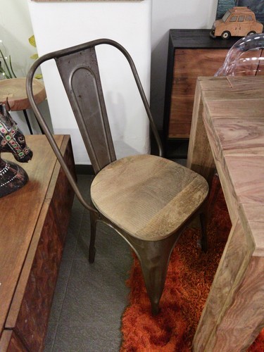 Sedia ferro design - ferro, vintage