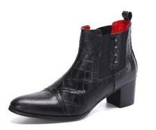 Stivaletti uomo moda punta a