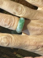 Anello Oro 14 Kt Giada Imperiale