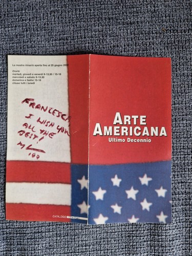 Jeff koons autografo - jeff,