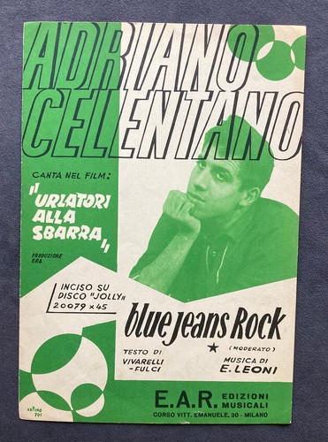 Spartito adriano celentano - adriano,