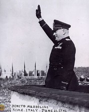 RARE STILL BENITO MUSSOLINI