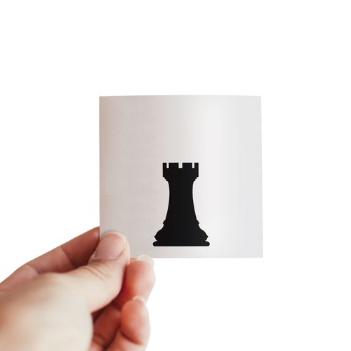 Adesivo rook pezzo scacchi - rook,