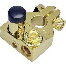 Sinuslive BKS - morsetto batteria - polo batteria placcato oro 10mm² + 35mm² auto