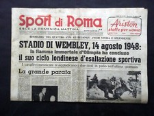 Sport di Roma 15 agosto 1948