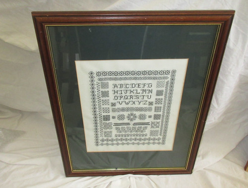 Alphabet pattern sampler - alphabet,