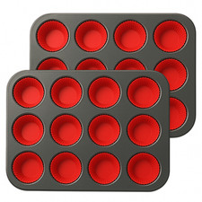 2 stampi per muffin da 12