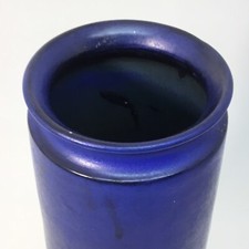 CERAMICA BLU XXL MARCELLO FANTONI FLORENCE GRANDE VASO  ANNI 50 TOP VINTAGE