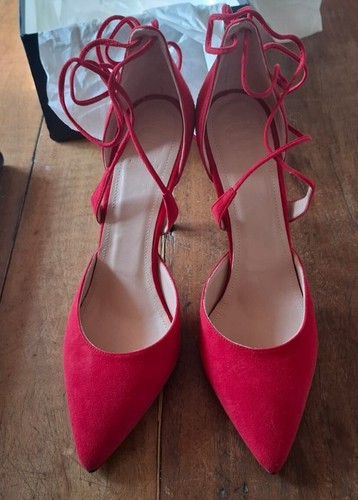 Decollete camoscio rosso - decollete', in