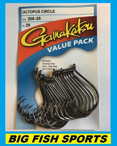 Gamakatsu 208 gancio cerchio - gamakatsu, #208