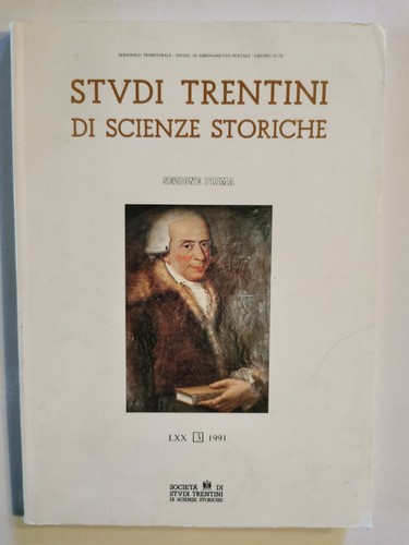 Rivista studi trentini - studi, di