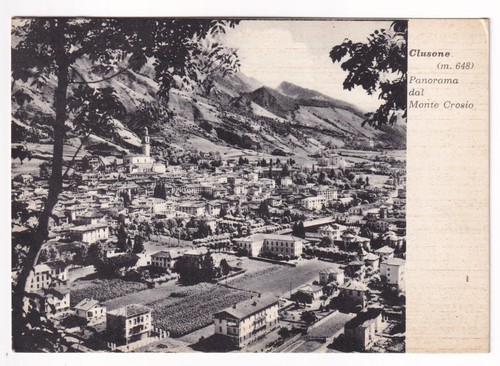 P05185 cartolina clusone - p05185,