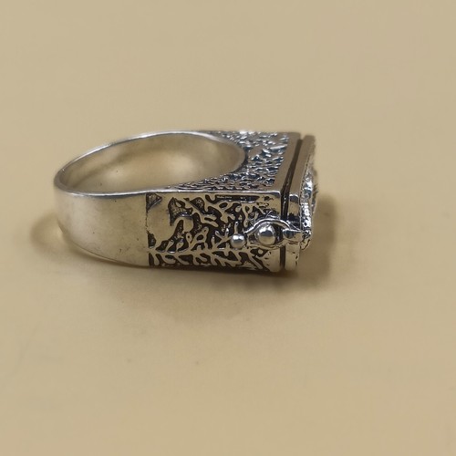 Anello scatola argento - anello, in