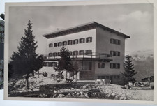 ? cartolina d'epoca bondone trento, rifugio de la selva