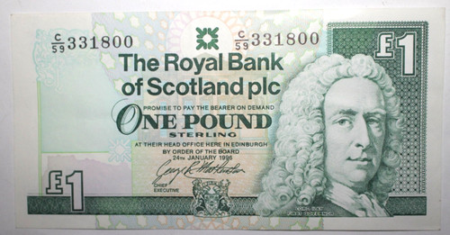 Banconota scozia royal bank - scozia,
