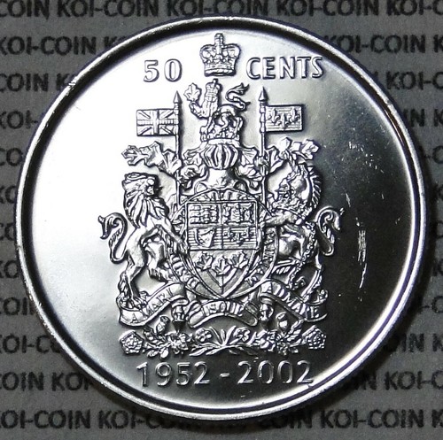 Unc canada 1952 2002 golden - bu,