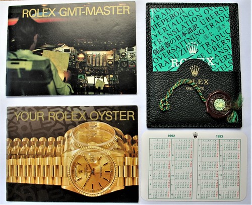 Rolex gmt master set - set, libretto